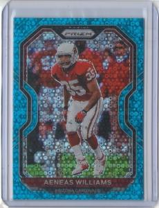 Aeneas Williams 2020 Panini Prizm Blue Disco Card