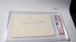 Elmer Flick Signed Index Card PSA Authenticated