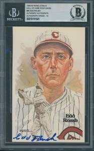 1980 Edd Roush Perez-Steele #90 Signed Card