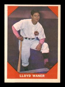 1960 Fleer #78 Lloyd Waner Baseball Card