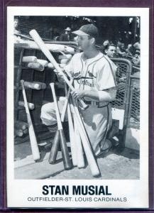 Stan Musial 1977-84 Galasso Baseball Card #16