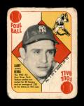 1951 Topps Yogi Berra Red Back Card