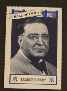 1992 Wiz Aiwa Yankees Branch Rickey Baseball Card