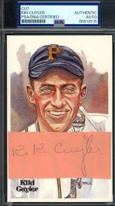 Kiki Cuyler Signed Perez Steele Postcard Autograph