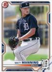 2021 Bowman Detroit Tigers Team Set (8 Cards)