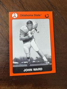 1991 Oklahoma State Cowboys John Ward Card #54