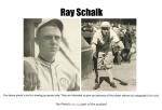 Ray Schalk 2006 SP Legendary Cuts Autographed Card