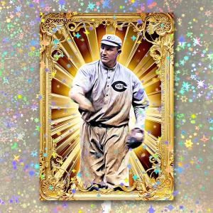 Old Hoss Radbourn Holographic Signed Icon Card