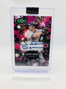 2024 Wild Card Johnny Damon Auto 3/3 Card