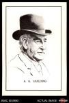 1950 Callahan A.G. Spalding Hall of Fame Card