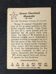 1961 Golden Press Baseball Card Grover Alexander