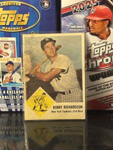 1963 Fleer Bobby Richardson Yankees Card #25