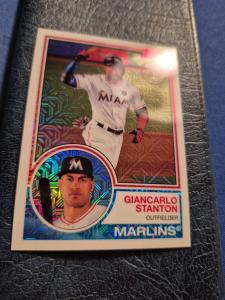 2018 Topps Chrome Giancarlo Stanton Silver Pack #25