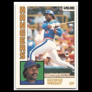 George Wright 1984 O-Pee-Chee Baseball Card #314