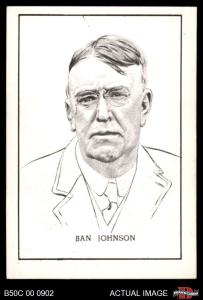 1950 Callahan Ban Johnson HOF Sports Card