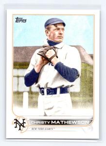 2022 Topps Update Christy Mathewson Image Variation
