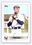 2022 Topps Update Christy Mathewson Image Variation