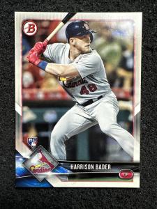 Harrison Bader 2018 Bowman Rookie Card #42