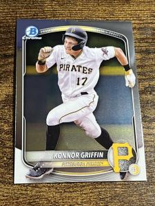 Konnor Griffin 2025 Bowman Chrome Pirates Prospect Card