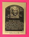Dan Brouthers 1982 Hall Of Fame Plaque Card