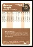 1983 Fleer George Wright Baseball Card #583