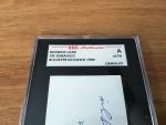 Joe DiMaggio Autographed Business Card - SGC Certified