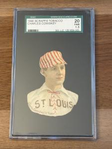 1888 Scrapps Tobacco Charles Comiskey Card