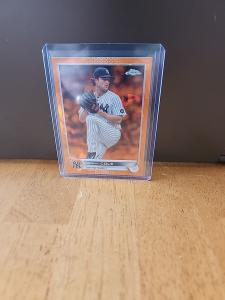 2022 Topps Chrome Sapphire Gerrit Cole #35 Orange /25