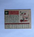 1959 Topps Don Drysdale Baseball Card #387