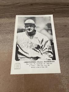 1963 Christy Mathewson NY Giants Photo Pack