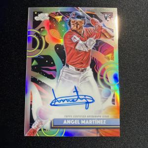 2025 Topps Cosmic Chrome Angel Martinez Auto Refractor
