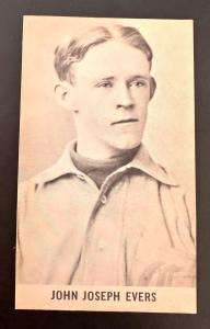 1961 Johnny Evers Wrigley Field Sports Card