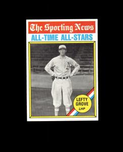 1976 Topps Lefty Grove Baseball Card #350