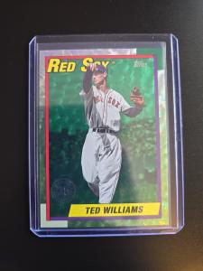 2025 Topps Ted Williams Green Crackle Foilboard #T90-26