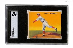 1933 Goudey Carl Hubbell Baseball Card #230
