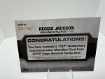 2019 Topps Reggie Jackson 150th Anniversary Medallion
