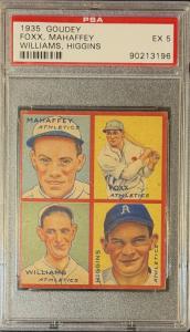 1935 Goudey 4-In-1 #2B Sports Card Set