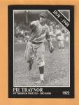 Pie Traynor Pittsburgh Pirates 1991 Conlon Card