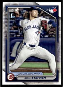 2024 Bowman Draft Khal Stephen Blue Jays 5 Cards