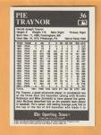 Pie Traynor Pittsburgh Pirates 1991 Conlon Card