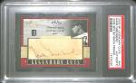 2003 SP Legendary Cuts Hank Greenberg Autograph