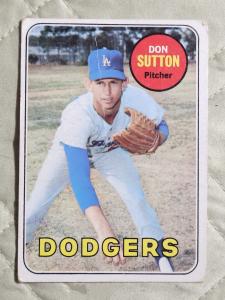 1969 Topps Don Sutton Dodgers Card #216