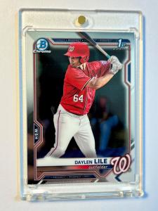 Daylen Lile 2021 Bowman Chrome Rookie Card