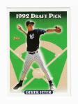 Derek Jeter 1993 Topps Draft Pick Rookie Card