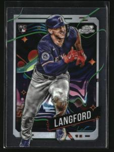 2024 Topps Chrome Wyatt Langford Rookie Card
