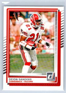 2025 Donruss Deion Sanders Atlanta Falcons Card #21