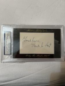 2012 Leaf History of Baseball Waite Hoyt Signature