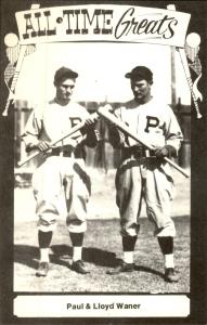 1973-80 TCMA All-Time Greats Postcards: Waners