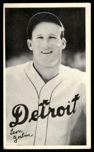 1936 Goose Goslin R313 National Chicle Card