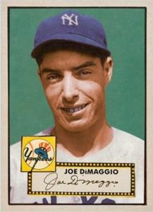Joe DiMaggio 1952 Baseball Card Deals